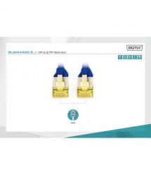 Digitus Патч-корд DIGITUS CAT 6a S-FTP, 0,25м, AWG 26/7, Cu, LSZH, синій