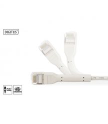 Digitus Патч-корд DIGITUS CAT 6a S-FTP, 0.5м, AWG 32/7, Cu, TPE-LSZH, гнучкий, сірий