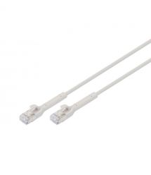 Digitus Патч-корд DIGITUS CAT 6a S-FTP, 1.5м, AWG 32/7, Cu, TPE-LSZH, гнучкий, сірий
