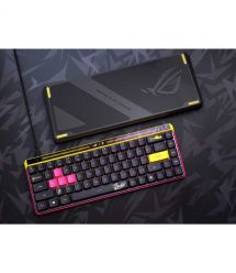 ASUS Клавиатура механическая ROG Falchion Ace HFX, 68key, HFX Magnetic Switches, USB-A/WL/BT, EN, RGB, ZywOo Ed.