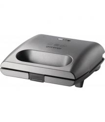 Gorenje Міні-гриль Gorenje 700Вт, алюміній, 1 пластина-гриль , корпус-пластик+метал, сірий