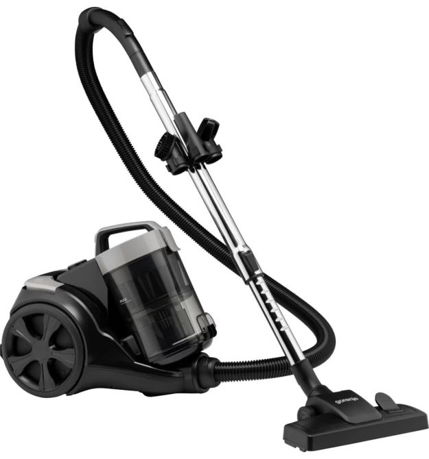Gorenje Пилосос Gorenje контейнерний, 850Вт, конт пил -3.3л, HEPA, телескоп трубка, чорний