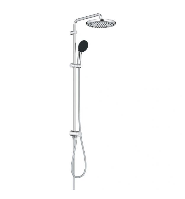 Grohe Grohe QuickFix Vitalio Start System 250 shower system with wall-mounted diverter, overhead shower, shower head, mounting -