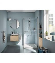 Grohe Grohe QuickFix Vitalio Start System 250 shower system with wall-mounted diverter, overhead shower, shower head, mounting -