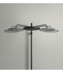 Grohe Grohe Vitalio Start System 250 shower system with thermostatic shower mixer, overhead shower, shower head, wall-mounted, m