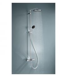Grohe Grohe QuickFix Vitalio Start System 250 shower system with thermostatic bath mixer, spout length - 169mm, overhead shower,