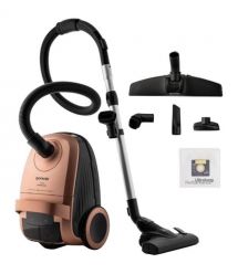 Gorenje Пилосос Gorenje мішковий, 850Вт, конт пил -3л, HEPA, телескоп трубка, бронзовий