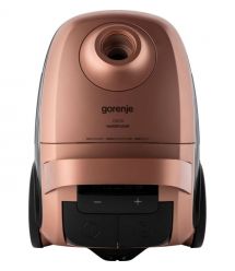 Gorenje Пилосос Gorenje мішковий, 850Вт, конт пил -3л, HEPA, телескоп трубка, бронзовий