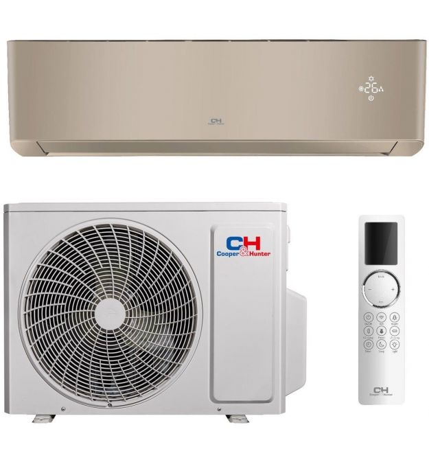 Cooper&Hunter Кондиціонер Cooper&Hunter Supreme Continental 70м2 інвертор 24000BTU 7.1кВт A++/A+++ -25°С Wi-Fi R32 золотий