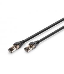 Digitus Патч-корд DIGITUS CAT 8.1 S-FTP, 0.5м, AWG 24/7, LSZH, чорний
