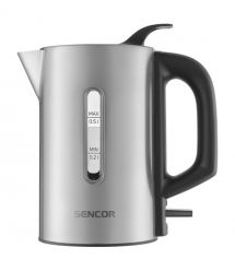 Sencor Електрочайник Sencor 0.5л, Strix, пластик, в комплекті 2 склянки + 2 ложки, нерж. сталь
