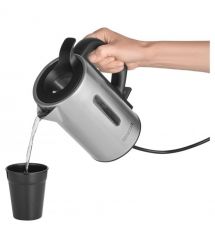 Sencor Електрочайник Sencor 0.5л, Strix, пластик, в комплекті 2 склянки + 2 ложки, нерж. сталь