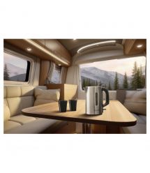 Sencor Електрочайник Sencor 0.5л, Strix, пластик, в комплекті 2 склянки + 2 ложки, нерж. сталь