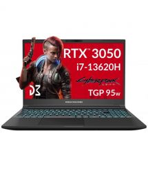 Dream Machines Ноутбук Dream Machines RG3050-15 15.6FHD IPS, Intel i7-13620H, 32GB, F1TB, NVD3050-4, DOS, чорний