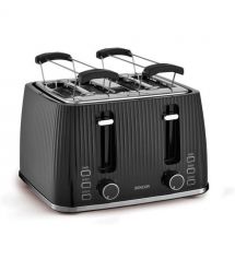 Sencor Тостер Sencor 1860Вт, підігрів, розморожування, 4 слоти, пластик, чорний