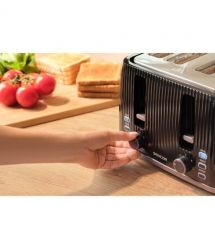 Sencor Тостер Sencor 1860Вт, підігрів, розморожування, 4 слоти, пластик, чорний