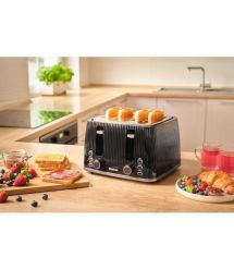 Sencor Тостер Sencor 1860Вт, підігрів, розморожування, 4 слоти, пластик, чорний