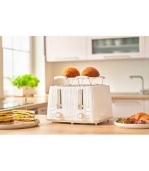 Sencor Тостер Sencor 1860Вт, підігрів, розморожування, 4 слоти, пластик, білий