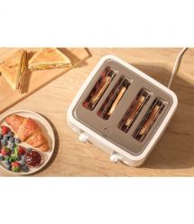 Sencor Тостер Sencor 1860Вт, підігрів, розморожування, 4 слоти, пластик, білий