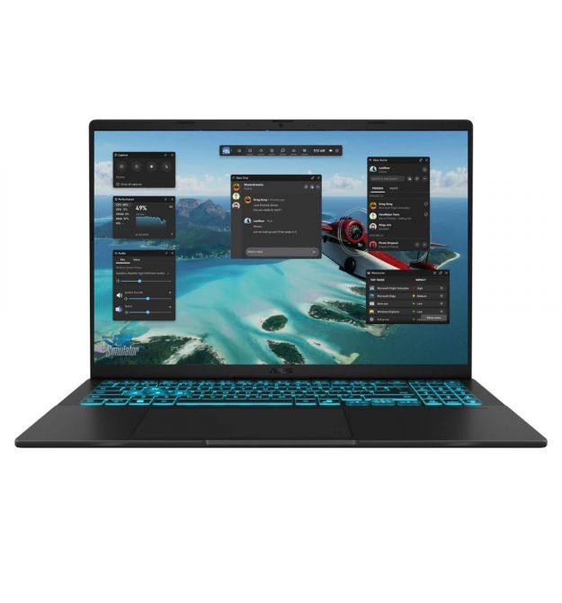 ASUS Ноутбук ASUS Vivobook 16 V3607VP-RP016 16" WUXGA IPS, Intel 7 240H, 16GB, F512GB, NVD5070-8, NoOS, Чорний