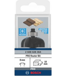 Bosch Фреза галтельна Bosch Professional Std S8 R10 D32.7 L14