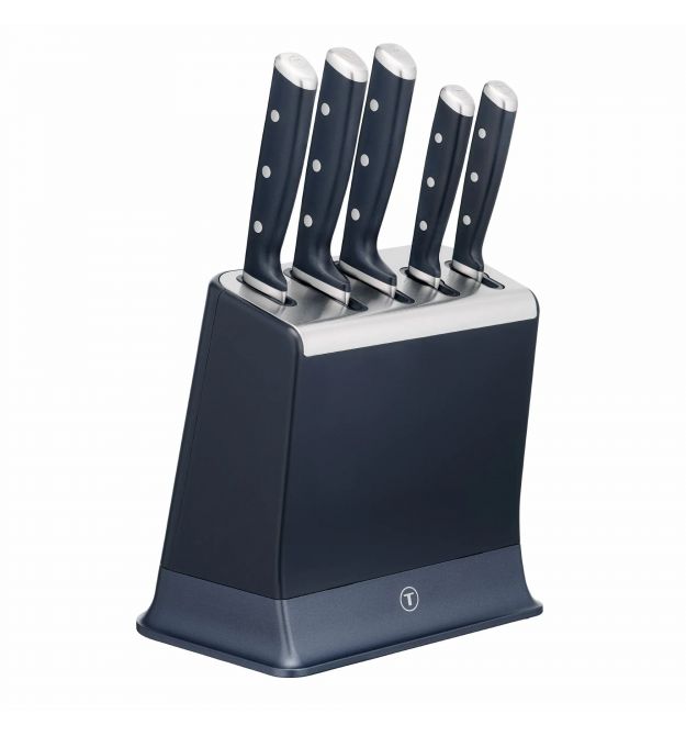 Tefal Tefal EverSharp Pro Knife Set, 6 pieces, stainless steel, bakelite, black