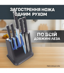 Tefal Tefal EverSharp Pro Knife Set, 6 pieces, stainless steel, bakelite, black