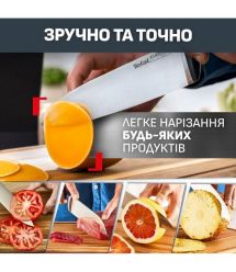 Tefal Tefal EverSharp Pro Knife Set, 6 pieces, stainless steel, bakelite, black