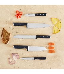 Tefal Tefal EverSharp Pro Knife Set, 6 pieces, stainless steel, bakelite, black