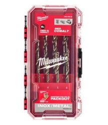 Milwaukee Набір свердел по металу Milwaukee HSS-Co PACKOUT, 3-10мм, кейс, 8шт