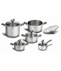 Tefal Tefal Daily Cook Cookware Set, 10 pieces, stainless steel, bakelite, glass