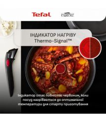 Tefal Tefal Ingenio Inspiration Cookware Set, 6 pieces, aluminum, glass, bakelite, black