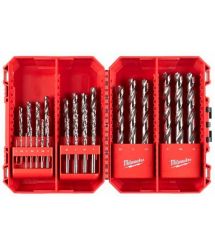 Milwaukee Набір свердел по металу Milwaukee THUNDERWEB, HSS-G, 1-13мм, кейс, 25шт