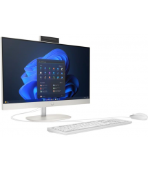 HP Комп'ютер персональний моноблок HP 240-G10 23.8" FHD IPS AG, Intel i5-1334U, 16GB, F512GB, UMA, WiFi, кл+м, 3р, DOS, білий