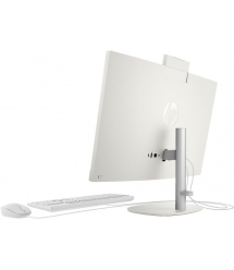 HP Комп'ютер персональний моноблок HP 240-G10 23.8" FHD IPS AG, Intel i5-1334U, 16GB, F512GB, UMA, WiFi, кл+м, 3р, DOS, білий