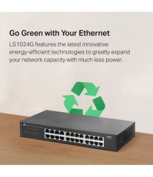 TP-Link Коммутатор LS1024G 24xGE, Неуправляемый
