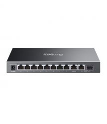 TP-Link Коммутатор ES210GP 9xGE (8xPoE), 1xSFP/RJ45. 63W, WebSmart