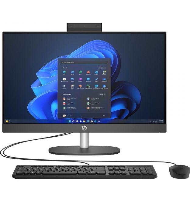 HP AiO 240-G10 23.8" FHD IPS AG, Intel i3-N300, 8GB, F512GB, UMA, WiFi, kb+m, 3y, Win11P, black