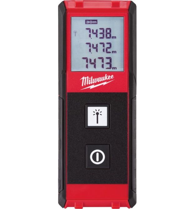 Milwaukee Далекомір лазерний Milwaukee LDM30, 0.15-30м, ±2мм, 2AАA 0.1кг