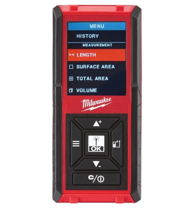 Milwaukee Далекомір лазерний Milwaukee LDM45, 0.05-45м, ±2мм, 2AАA IP54 0.11кг