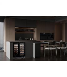 Philco Холодильник Philco для вина, 87x60x57, холод.відд.-116л, зон - 2, бут-40, диспл, підсвітка, чорний