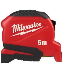 Milwaukee Pro Compact Tape Measure, 3m x 19mm with a reel lock, ABS plastic