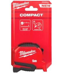 Milwaukee Pro Compact Tape Measure, 3m x 19mm with a reel lock, ABS plastic