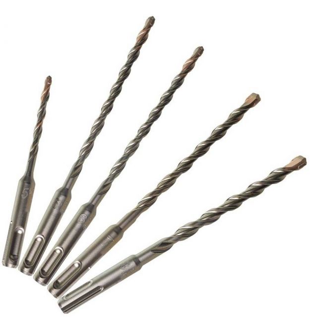 Milwaukee SDS-PLUS M2 concrete drill set, 5-8mm, case 5pcs