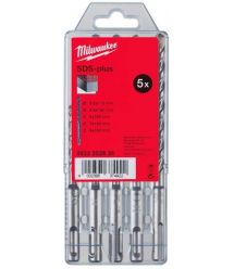 Milwaukee SDS-PLUS M2 concrete drill set, 5-8mm, case 5pcs
