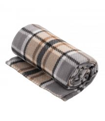 ARDESTO Плед Ardesto Fleece 130x160см, 100% поліестер, клітинка, сірий