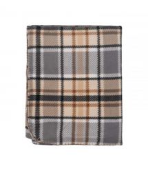 ARDESTO Плед Ardesto Fleece 130x160см, 100% поліестер, клітинка, сірий