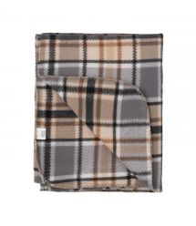 ARDESTO Плед Ardesto Fleece 130x160см, 100% поліестер, клітинка, сірий