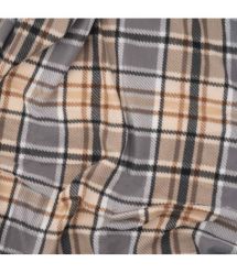 ARDESTO Плед Ardesto Fleece 130x160см, 100% поліестер, клітинка, сірий