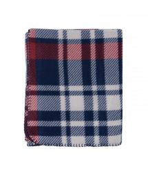 ARDESTO Плед Ardesto Fleece 130x160см, 100% поліестер, клітинка, синьо-бордовий